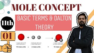 Mole Concept 1 । Class 11 L1 । YMAP । Basic terms । percentage composition । Daltons theory [upl. by Odlaner]