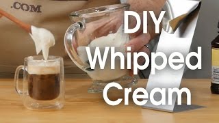 DIY whipped cream in 60 seconds [upl. by Irb]