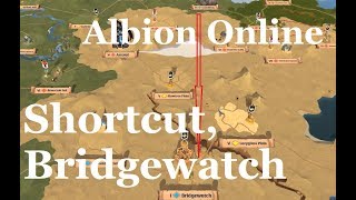 Albion Online  Caerleon to Bridgewatch fast almost safely [upl. by Amsa685]