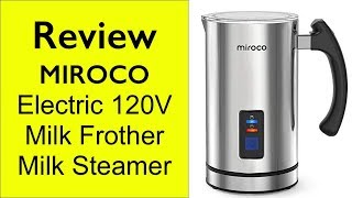 Review Miroco Milk Frother  How to make froth milk at home [upl. by Alisen186]