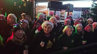 WHAT CHRISTMAS MEANS TO ME Rock Choir at Birkdale Lights Switch On 1st December 2024 [upl. by Ailefo]