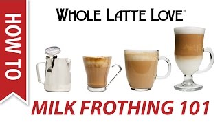 Milk Frothing for Beginners [upl. by Nossaj271]