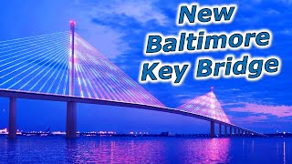 New Baltimore Key Bridge Design Replacing Collapsed Bridge [upl. by Tate]