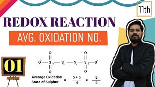 Redox Reactions Mole Concept2 । Class 11 L1  Average Oxidation Number Calculation [upl. by Yentterb355]