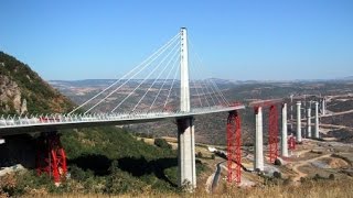 Launching the Millau Viaducts Bridge Deck Sections  Enerpac Heavy Lifting Technology [upl. by Esirahs]